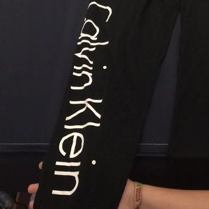 Calvin Klein black logo leggings